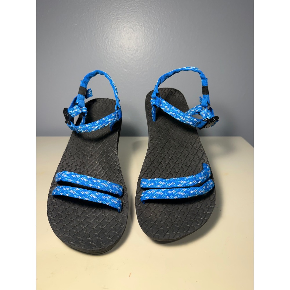 Sports Womens Blue Strappy Athletic Sandals FWORS S3344 Size 9